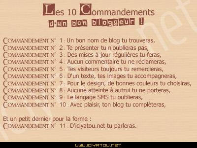 les 10 commandements